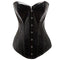 Black Steampunk Corset - Overbust