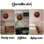 Horloge Guitare Électrique Rouge Vintage - Vignette | Steampunk Store