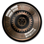 Horloge Engrenages Bronze - Cadran Steampunk - Vignette | Steampunk Store