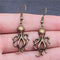 Steampunk earrings<br> Octopuses