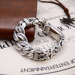 Bracelet Mantra Porte-Bonheur en Argent S925 - Vignette | Steampunk Store