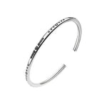 Bracelet Plume Homme Réglable en Argent S925 - Vignette | Steampunk Store