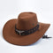 Leather Cowboy Hat - WestPunk