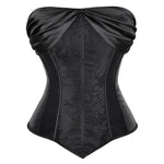 Espartilho Vitoriano em Cetim e Renda - 4 Cores - Vignette | Steampunk Store