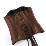 Damen-Korsett aus einfarbigem Satin – 5 Farben - Vignette | Steampunk Store