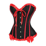 Gothic Rüschenkorsett – 5 Farben - Vignette | Steampunk Store