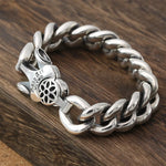 Bracelet Cubain Fleur de Cerisier en Argent S925 - Vignette | Steampunk Store