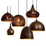 Suspension Vintage Steampunk en Fer Perforé - Constellation Industrielle - Vignette | Steampunk Store