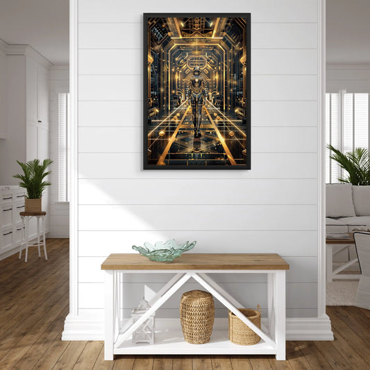 Affiche Art Deco Steampunk