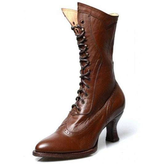 Women's Retro Boots - Ada Lovelace