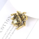 Steampunk brooch Amber Spider - Vignette | Steampunk Store