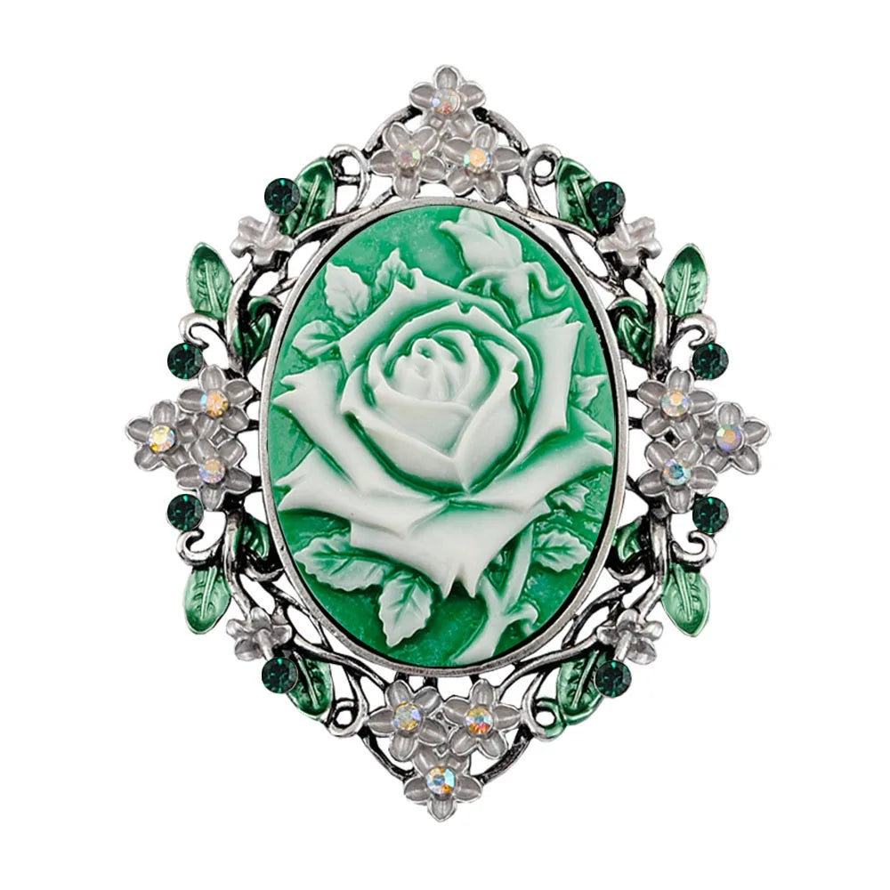 Broche Ancienne Camée - Bijou Vintage En Excellent état - Occasion
