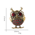 Owl Brooch - Little Mechanical Piece - Vignette | Steampunk Store