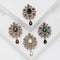 Broche Vintage Femme - Cristal Vintage