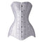 White Satin Corset - Constance