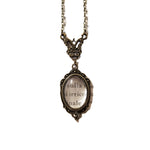Vintage-Halskette mit ovaler Lupe - Octavia - Vignette | Steampunk Store