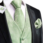 Green Suit Vest for Men: Elegance and Refinement - Vignette | Steampunk Store