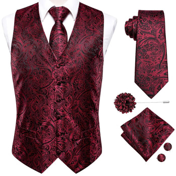 Gilet Rouge Homme - Jekyll & Hyde