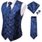 Men's Blue Sleeveless Vest - Jonathan Harker