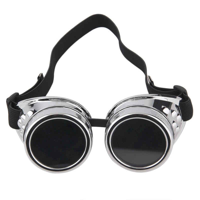 Steampunk Glasses Lunette De Soudeur Steampunk Round Sunglasses