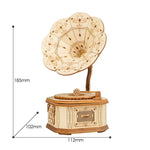 DIY Wooden Gramophone Model - Vignette | Steampunk Store