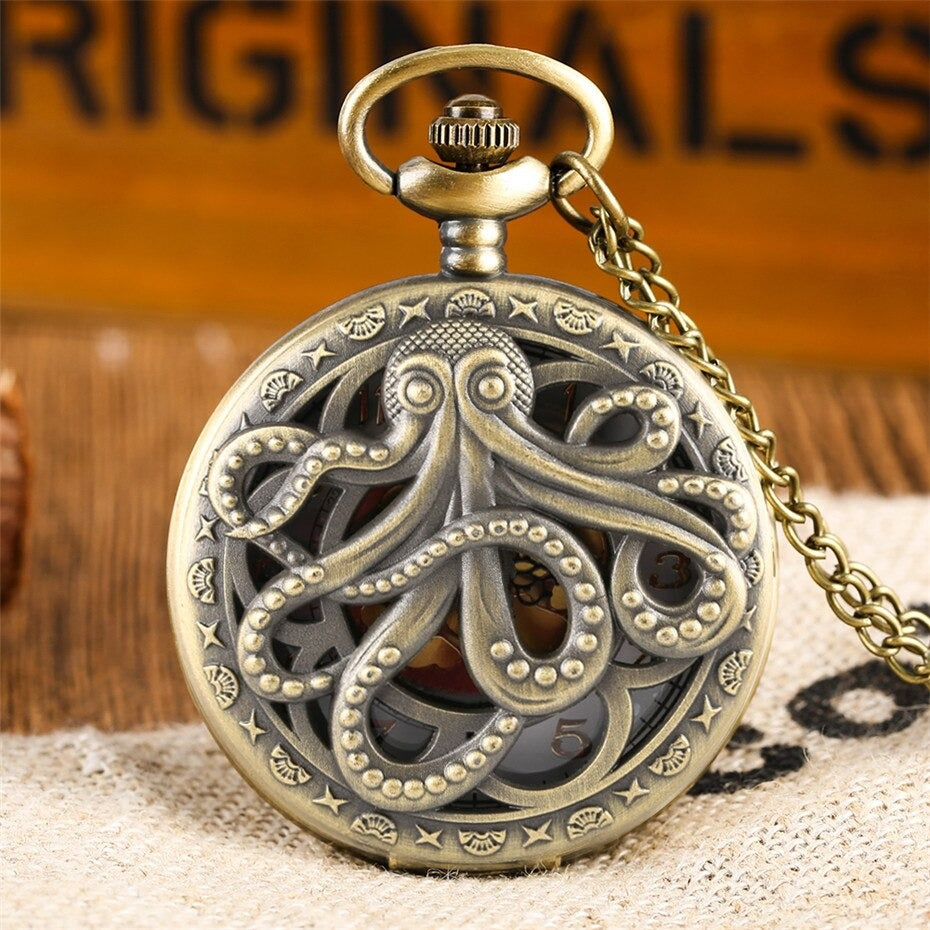 Kraken Steampunk Pocket Watch Steampunk Store - Main Image
