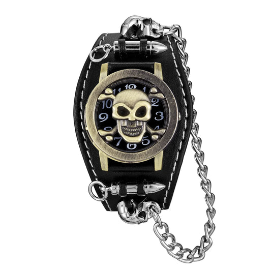 Skull Watch - Pirate Steampunk