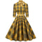 Vintage Plaid Dress