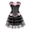 Robe Corset Rose et noir
