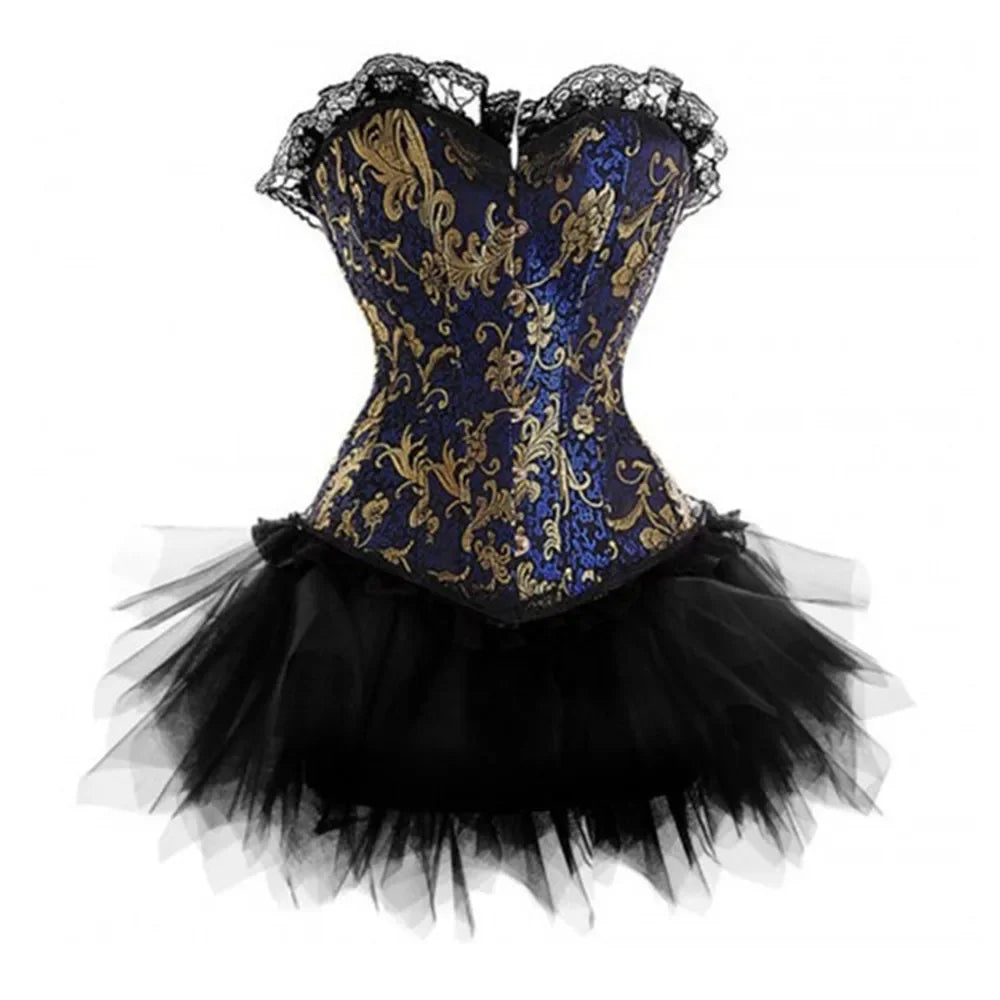 Robe Corset Tutu Mistinguett Steampunk Store