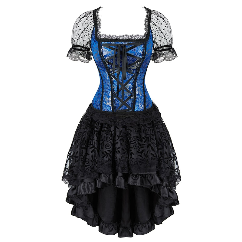 Steampunk Corset Effect Dress