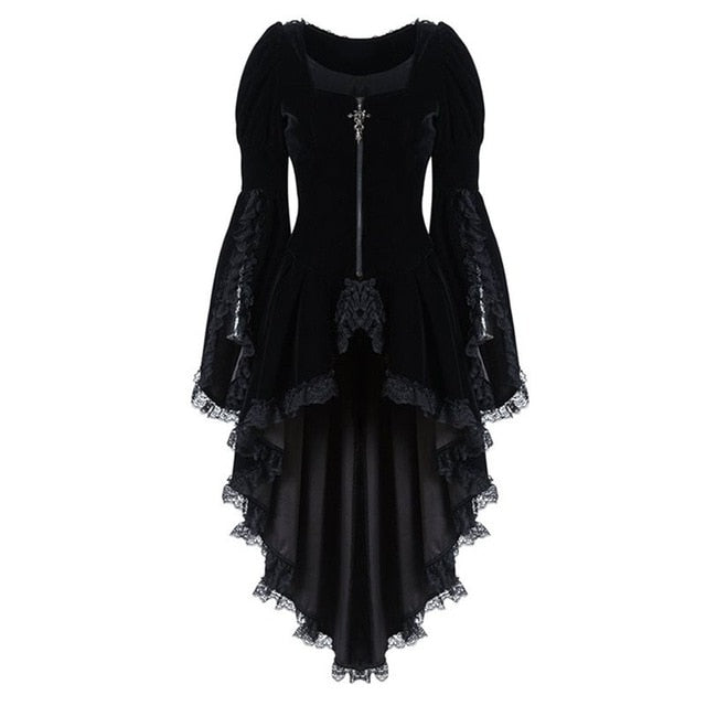 Black Lace Gothic Dress