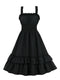 Black Strapless Dress - Goth Style