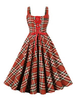 Women's Steampunk Tartan Dress - Vignette | Steampunk Store