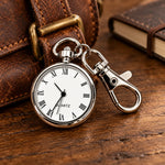 Roman Numeral Keyring Watch - Station - Vignette | Steampunk Store