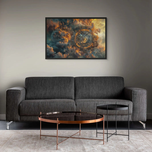 Tableau Horloge Steampunk - Hors du Temps