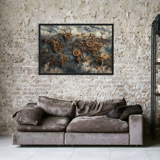 Tableau Monde Steampunk