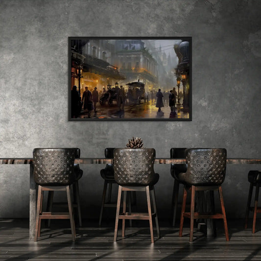 Tableau Ville Steampunk