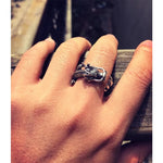 Men's Spinning Dragon Ring - Vignette | Steampunk Store