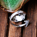 Steampunk Silver Arrow Ring - Vignette | Steampunk Store