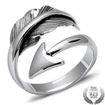 Steampunk Silver Arrow Ring - Vignette | Steampunk Store