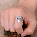 Steampunk Silver Arrow Ring - Vignette | Steampunk Store