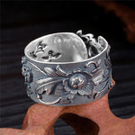 Vintage & Viktorianisch Blume Ring - Vignette | Steampunk Store