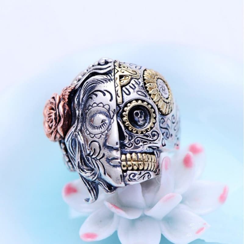 Lot De 37 Bagues Fantaisie Style Steampunk & Rockabilly - Idéal Revente Ou Collection