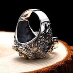 Gothic Silver Ring - Lich King - Vignette | Steampunk Store