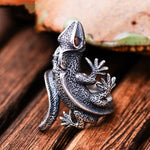 Silver Lizard Ring - Vignette | Steampunk Store
