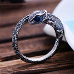 Steampunk ring Coiled Lizard - Vignette | Steampunk Store