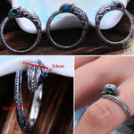 Steampunk ring Coiled Lizard - Vignette | Steampunk Store