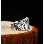 Men's Ring - Silver Poker - Vignette | Steampunk Store