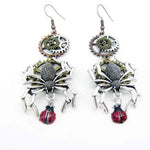 Steampunk earrings Spider - Vignette | Steampunk Store